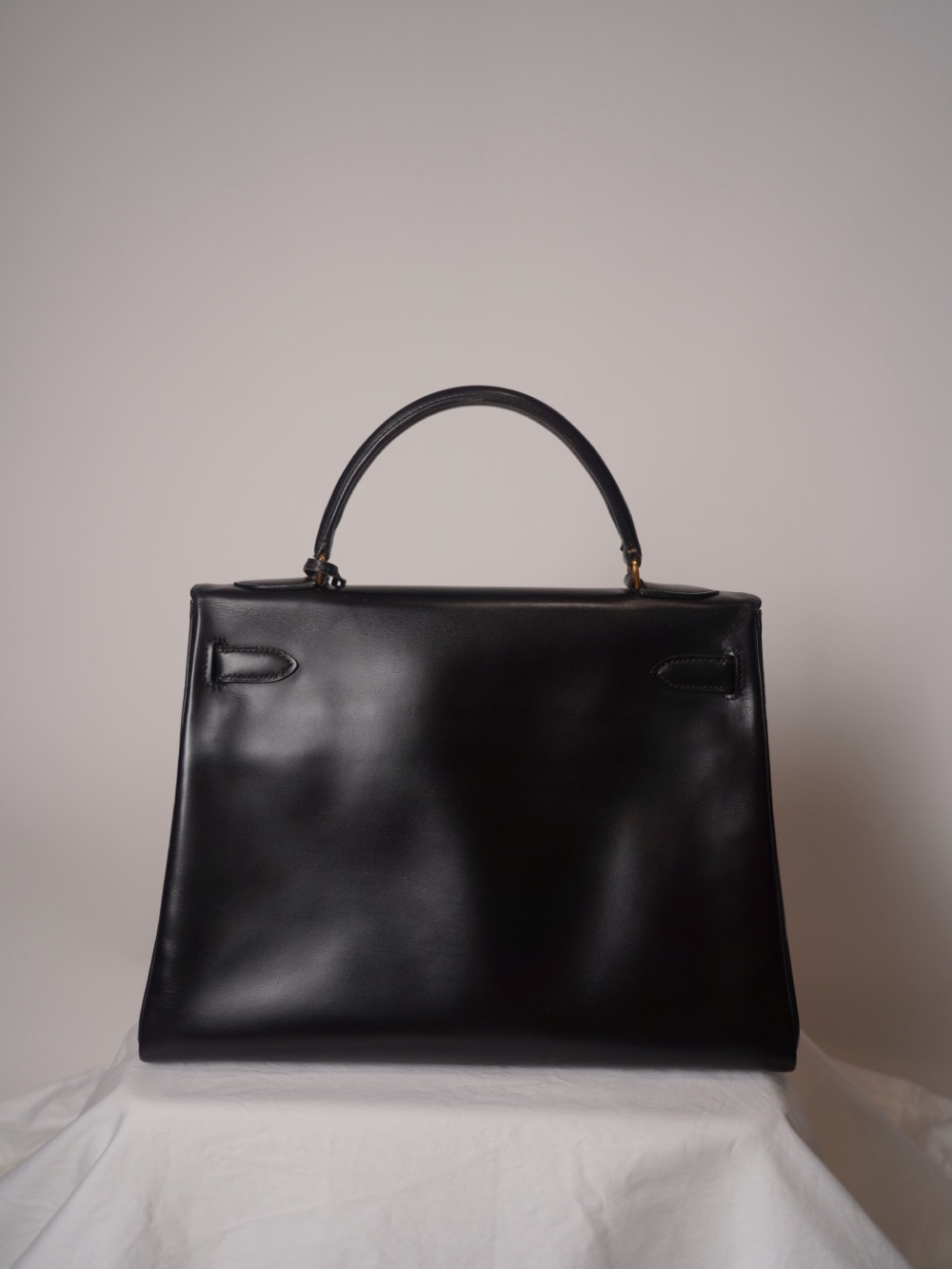 Hermès Vintage Kelly 32 Sellier Black Box GHW 1979 - Picture 9 of 12